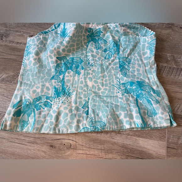 Vintage Y2K White Tag Lilly Pulitzer Giraffe
Palm Tree Tank Top Sz 10 - Picture 9 of 13